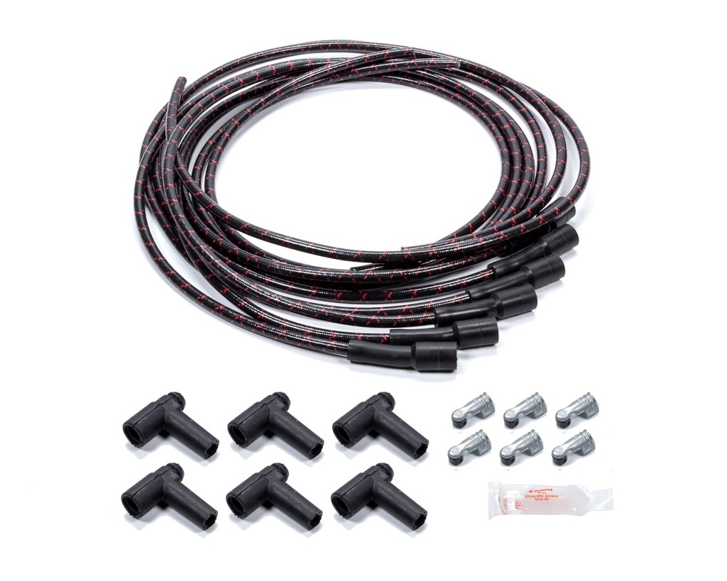 [VNW4001166400-2] Vintage Wires - Ignition Cable Set Universal 180deg Spark Plug