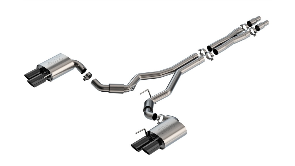[BOR140970BC] Borla - 24- Mustang 5.0L Axle Back Exhaust