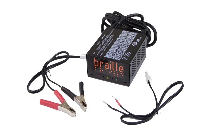 [BRB1232] Braille Auto Battery - Electronic Batt Charger 2 Amp