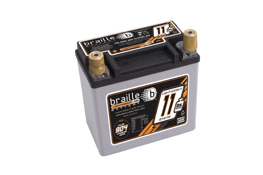 [BRBB14115] Braille Auto Battery - Racing Battery 11.5lbs 904 PCA 5.8x3.3x5.8