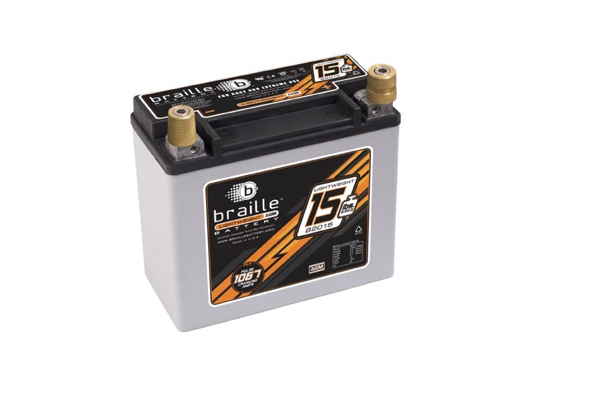 [BRBB2015] Braille Auto Battery - Racing Battery 15lbs 1067 PCA 6.8x3.3x6.1