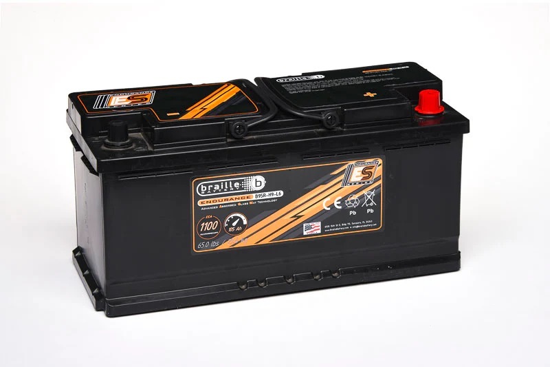 [BRBB95R-H9-L6] Braille Auto Battery - 95R-H7-L4 Endurance AGM Battery 1100 CCA