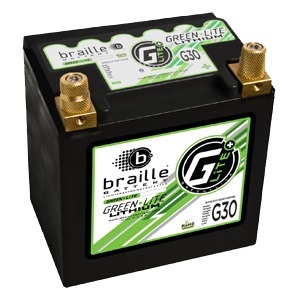 [BRBG30] Braille Auto Battery - Lithium 12 Volt Battery Green Lite 947 Amps