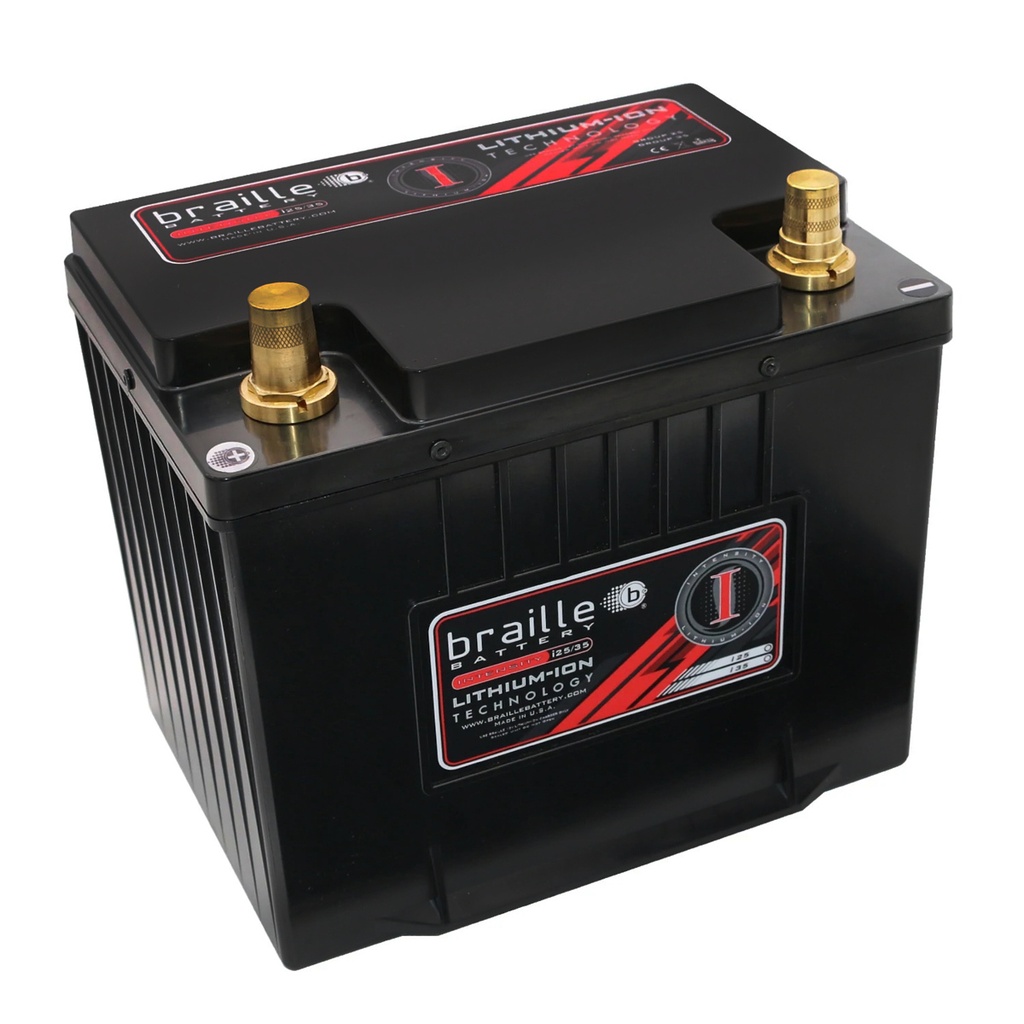 [BRBI25X] Braille Auto Battery - Lithium Intensity Lwt 12 Volt Battery