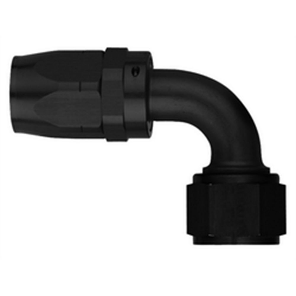 Aeroquip - #8 90 Deg Hose End Black