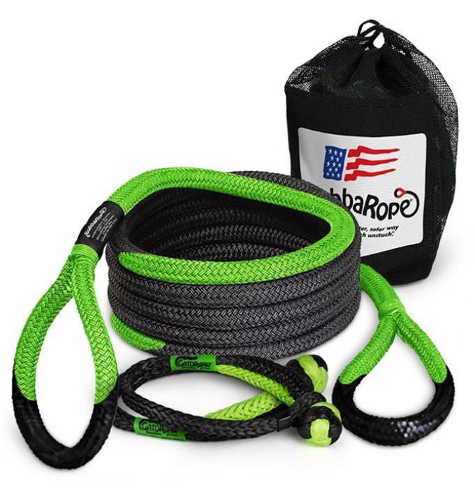 Bubba Rope - UTV/SxS Recovery Gear Set 5/8in x 20ft Green