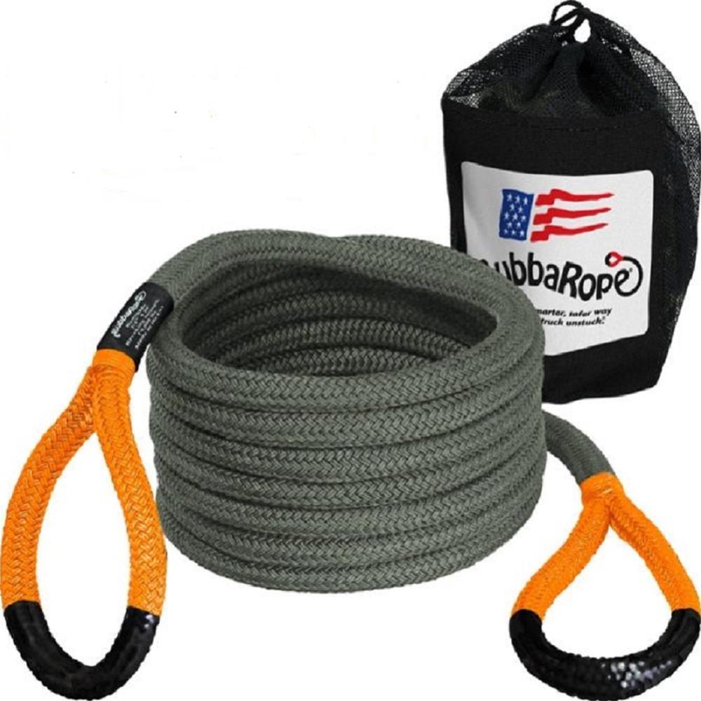 Bubba Rope - Jeep Recovery Gear Set 3/4in x 30ft Gray/Orange