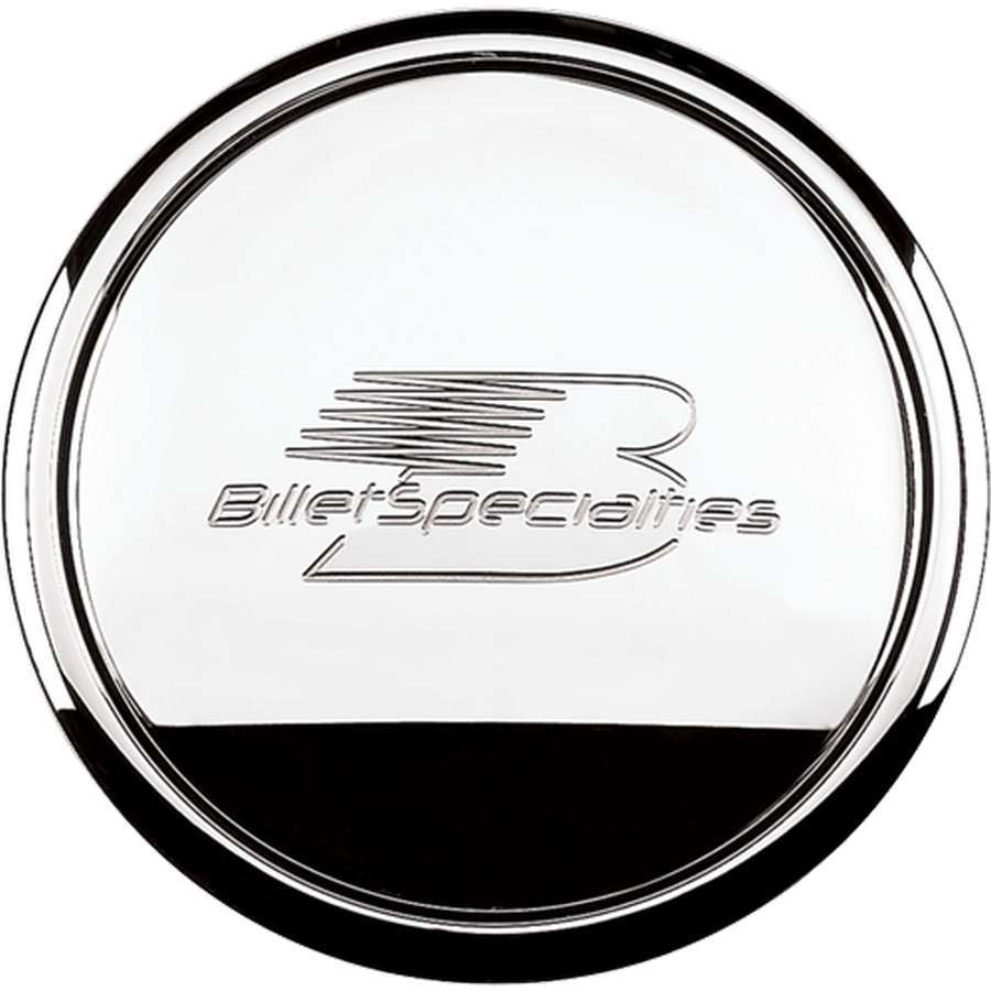 [BSP32620] Billet Specialties - Polished Horn Button Billet Logo
