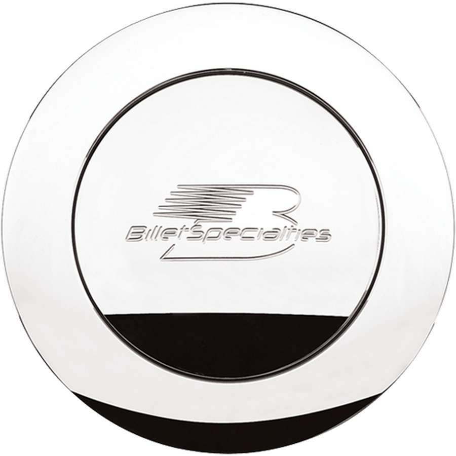 [BSP32625] Billet Specialties - Polished Horn Button Lg. Billet Logo
