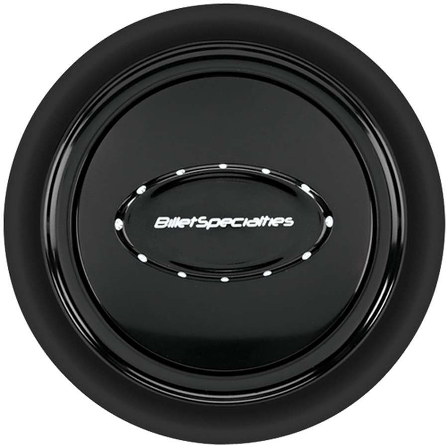 [BSP32729] Billet Specialties - Horn Button Smooth Black Anodized