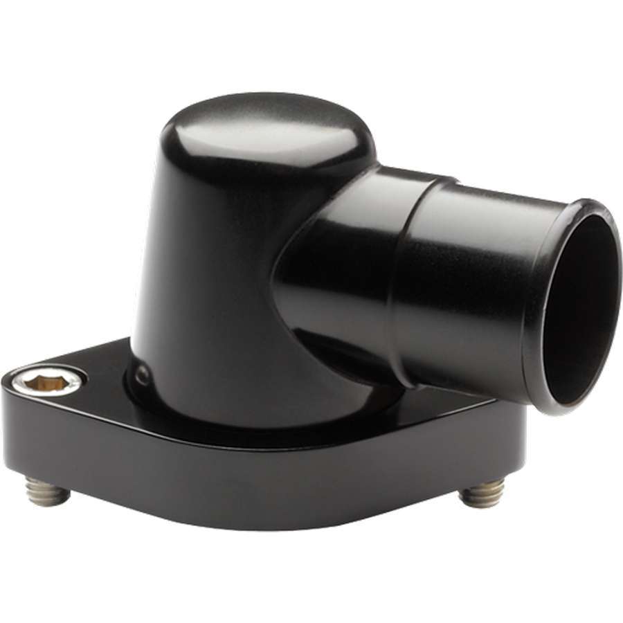 [BSPBLK90220] Billet Specialties - Black Chevy 0 Degree Water Neck