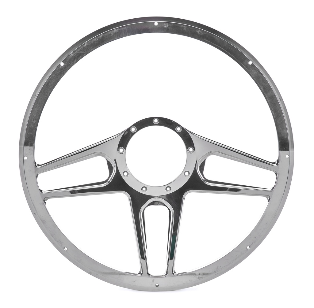 [BSP34051] Billet Specialties - Steering Wheel 1/2 Wrap 15.5in Tec 5 Polished