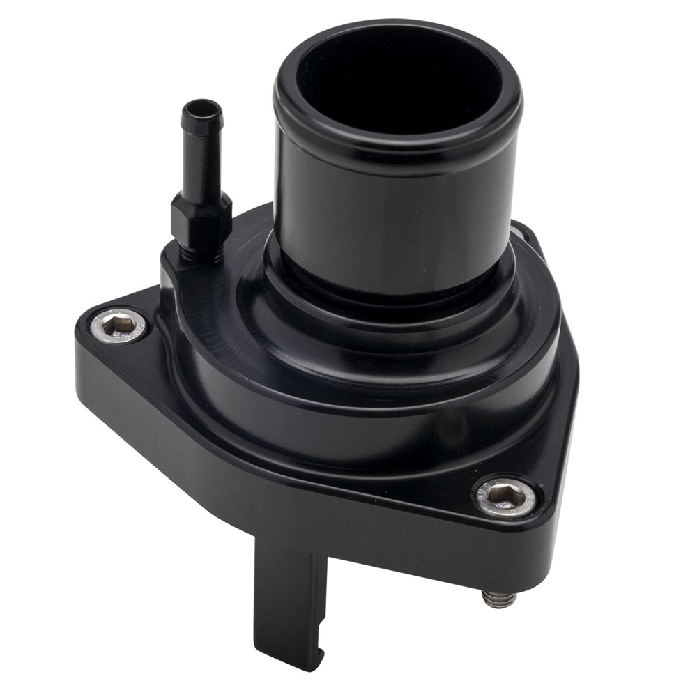 [BSPBLK90524] Billet Specialties - Thermostat Housing Straight LT Engine Black