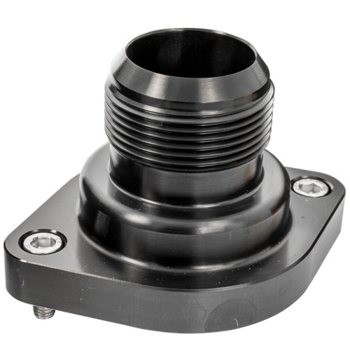 [BSPBLK90920] Billet Specialties - LS Thermostat Housing W/ 20AN Male Nipple Black