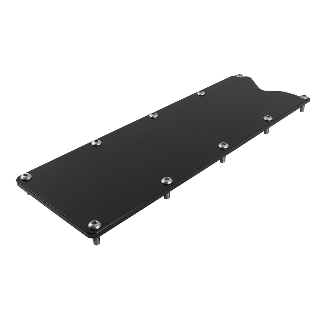 [BSPBLK95053] Billet Specialties - Valley Cover Plate LS3 Plain Black