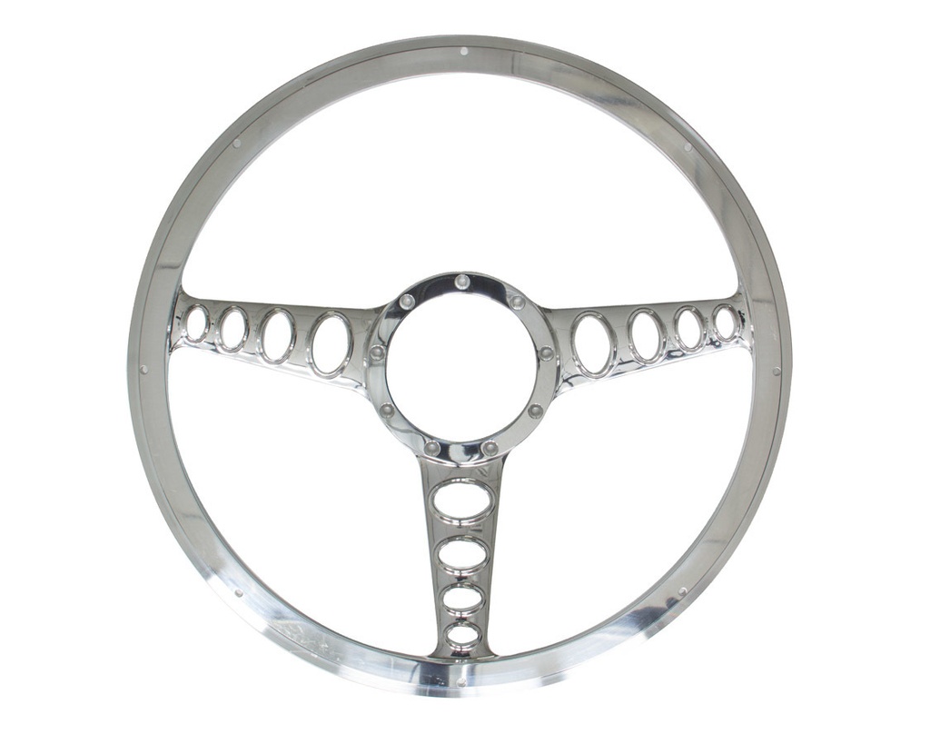 [BSP34445] Billet Specialties - Half Wrap Billet Steering Wheel 15.5in Outlaw