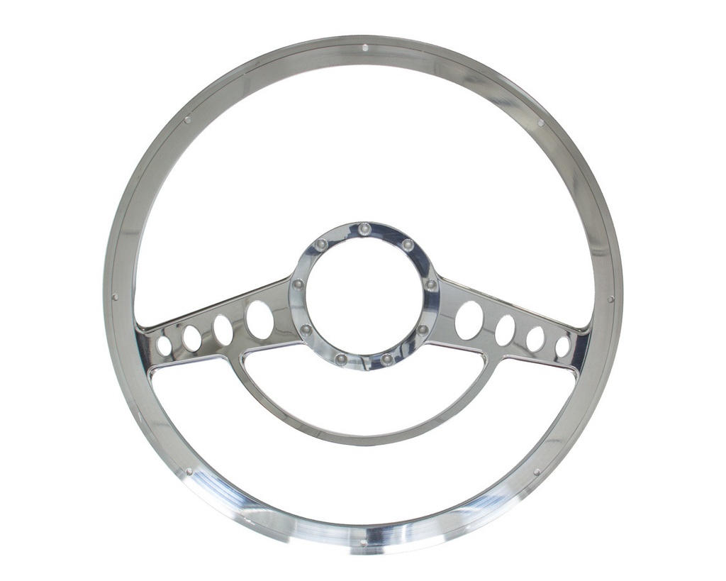 [BSP34725] Billet Specialties - Half Wrap 15.5in Steering Wheel Classic
