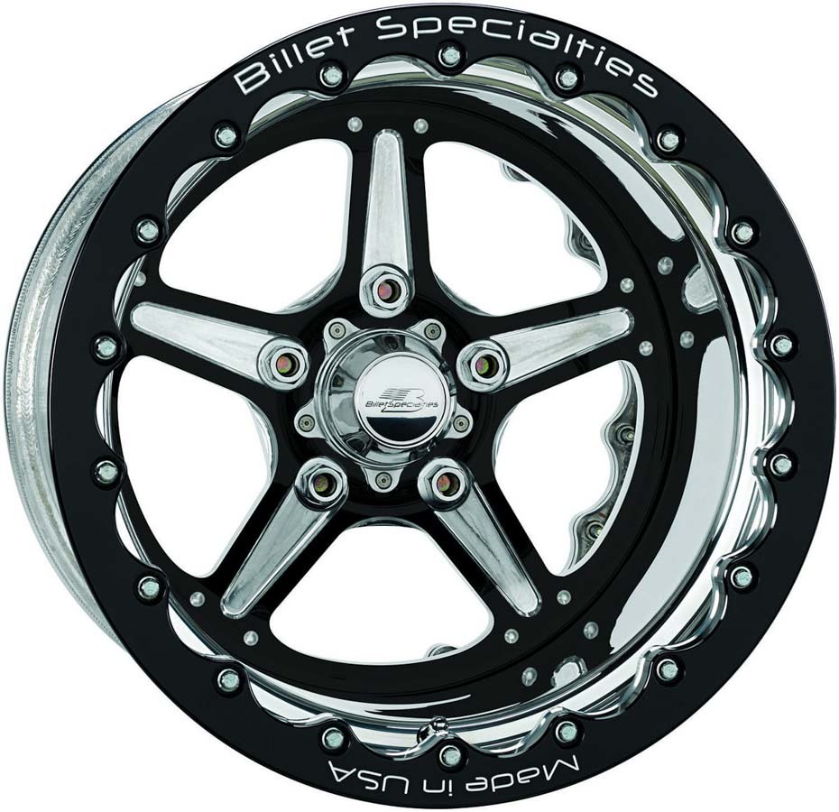 [BSPBRDB35106145N] Billet Specialties - Street Lite Black Wheel 15X10 4.5In Bs