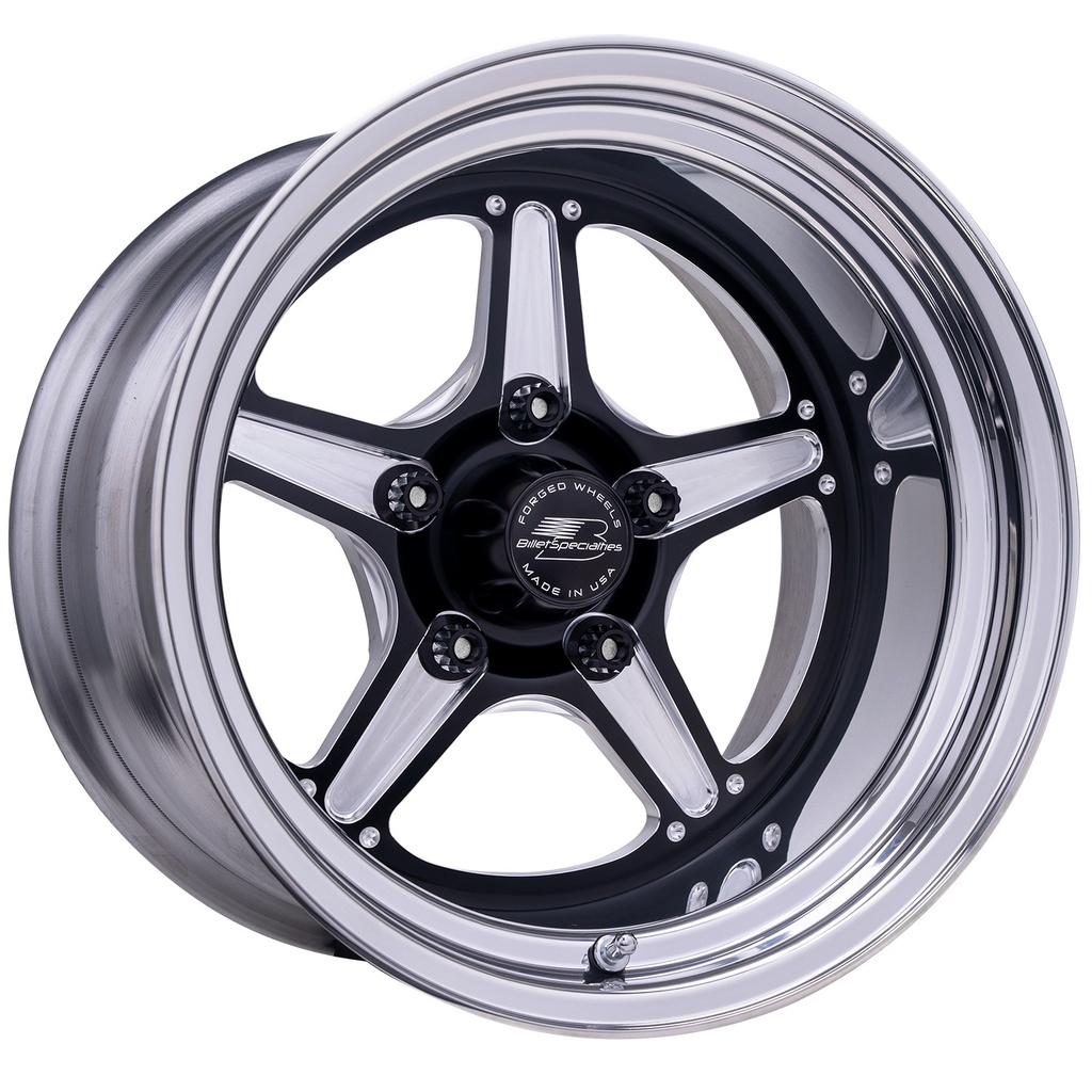 [BSPBRS23510L6155] Billet Specialties - Street Lite Black Wheel 15X10 5.5IN BS