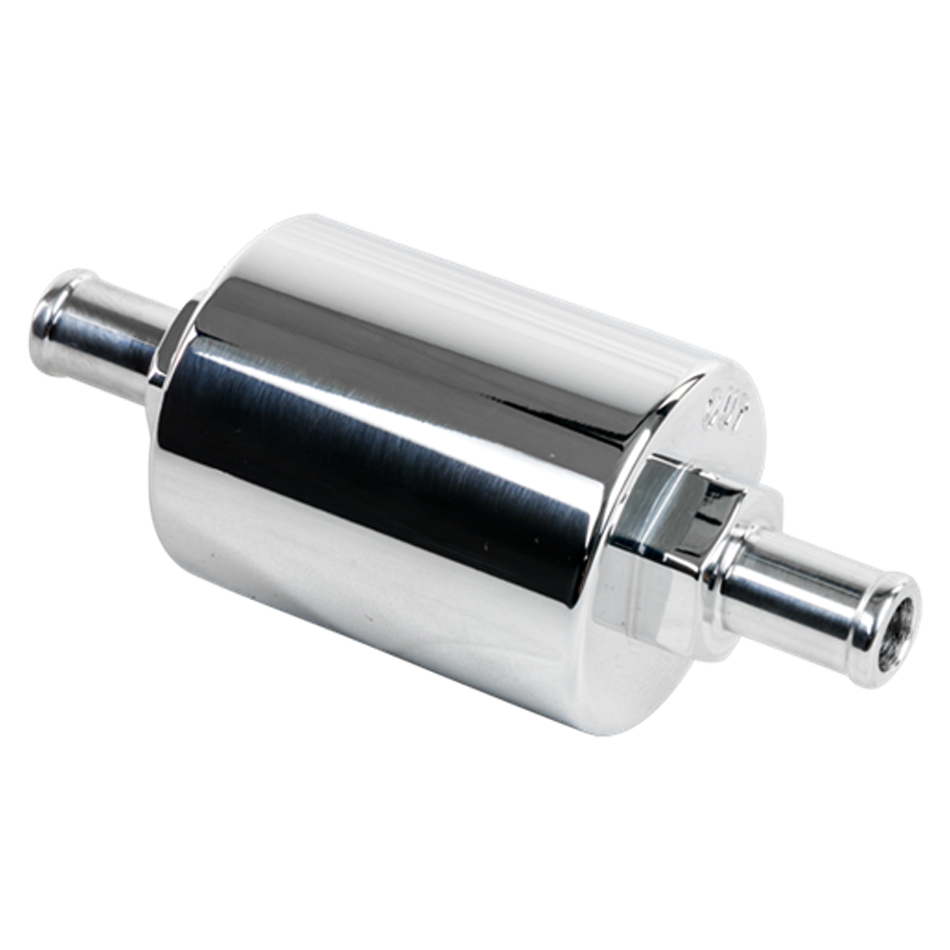 [BSP42130] Billet Specialties - In Line Fuel Filter 3/8 In Barbed Polished