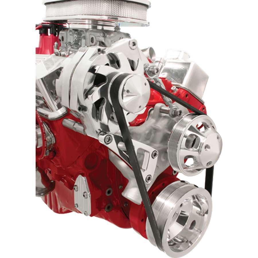 [BSPFM0109PC] Billet Specialties - SBC Alt Bracket LWP Top Mount Passenger Side
