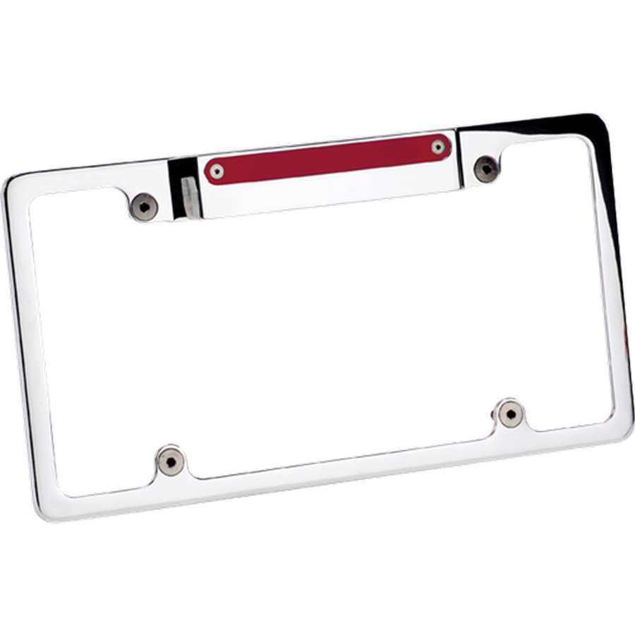[BSP55520] Billet Specialties - License Frame W/3rd Brake Light Polished