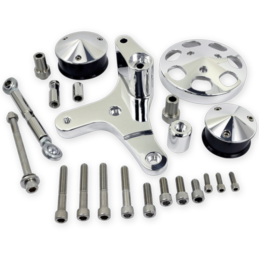 [BSPFM1325PC] Billet Specialties - Bbc Serpentine Conversion Kit For A/C Add On