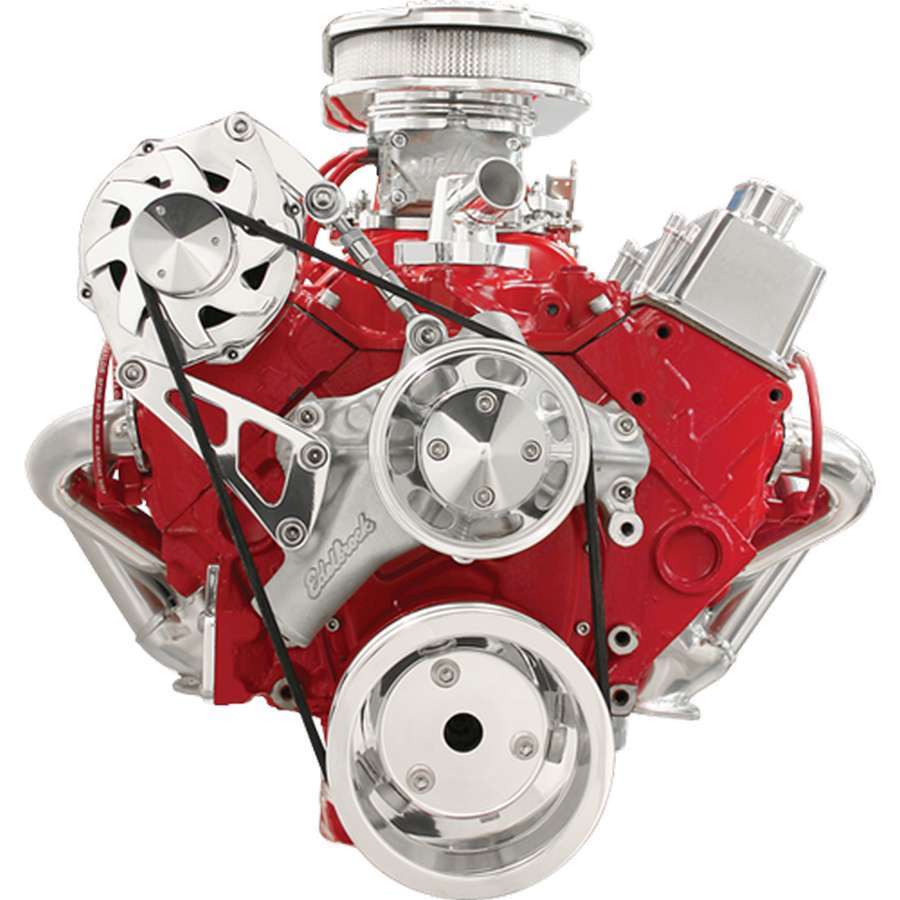 [BSPFM2110PC] Billet Specialties - SBC LWP Serpentine Conv. Kit
