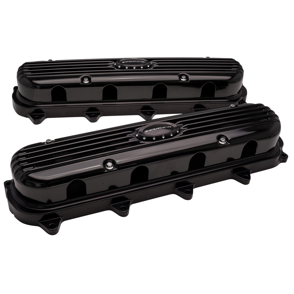 [BSPP95575] Billet Specialties - Valve Covers Gen V LT Ribbed Black
