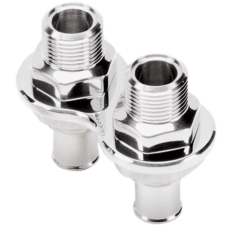 [BSP66825] Billet Specialties - Heater Bulkhead Push-On 2 Port