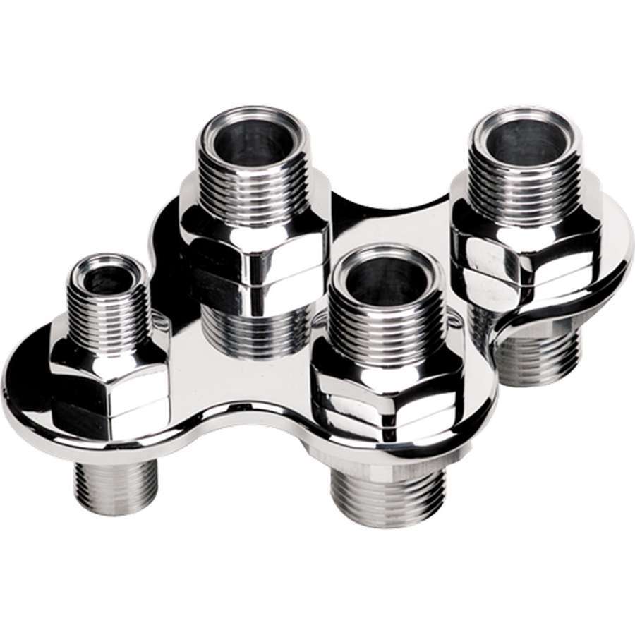 [BSP66920] Billet Specialties - A/C & Heater Hose Bulkhead 4-Port