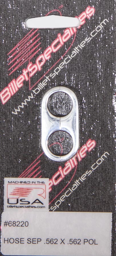 [BSP68220] Billet Specialties - Hose Separator .562x.562 -Polished