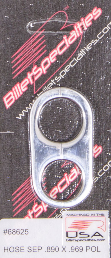 [BSP68625] Billet Specialties - Hose Seperator .890x.969 Polished