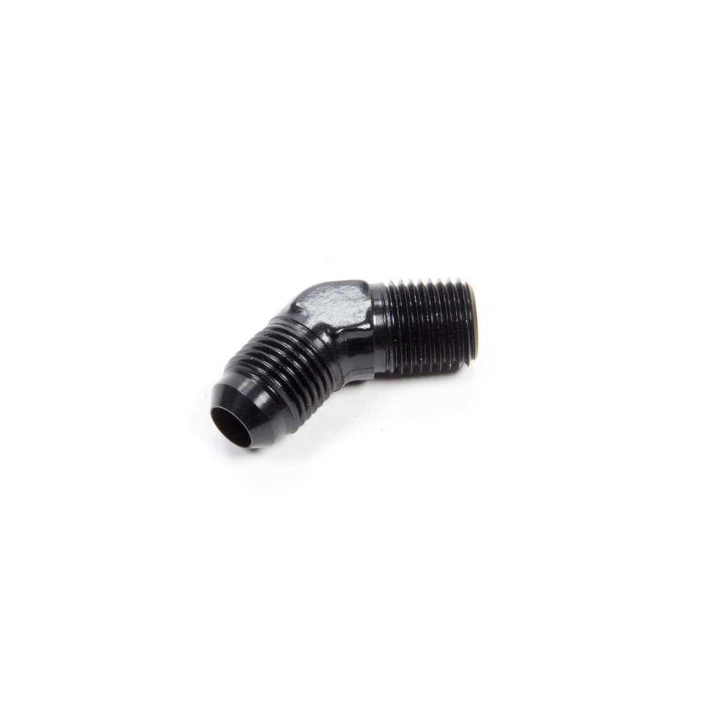 [AERFCM5022] Aeroquip - 45 Deg Alum #6 Flare 1/4 In Black
