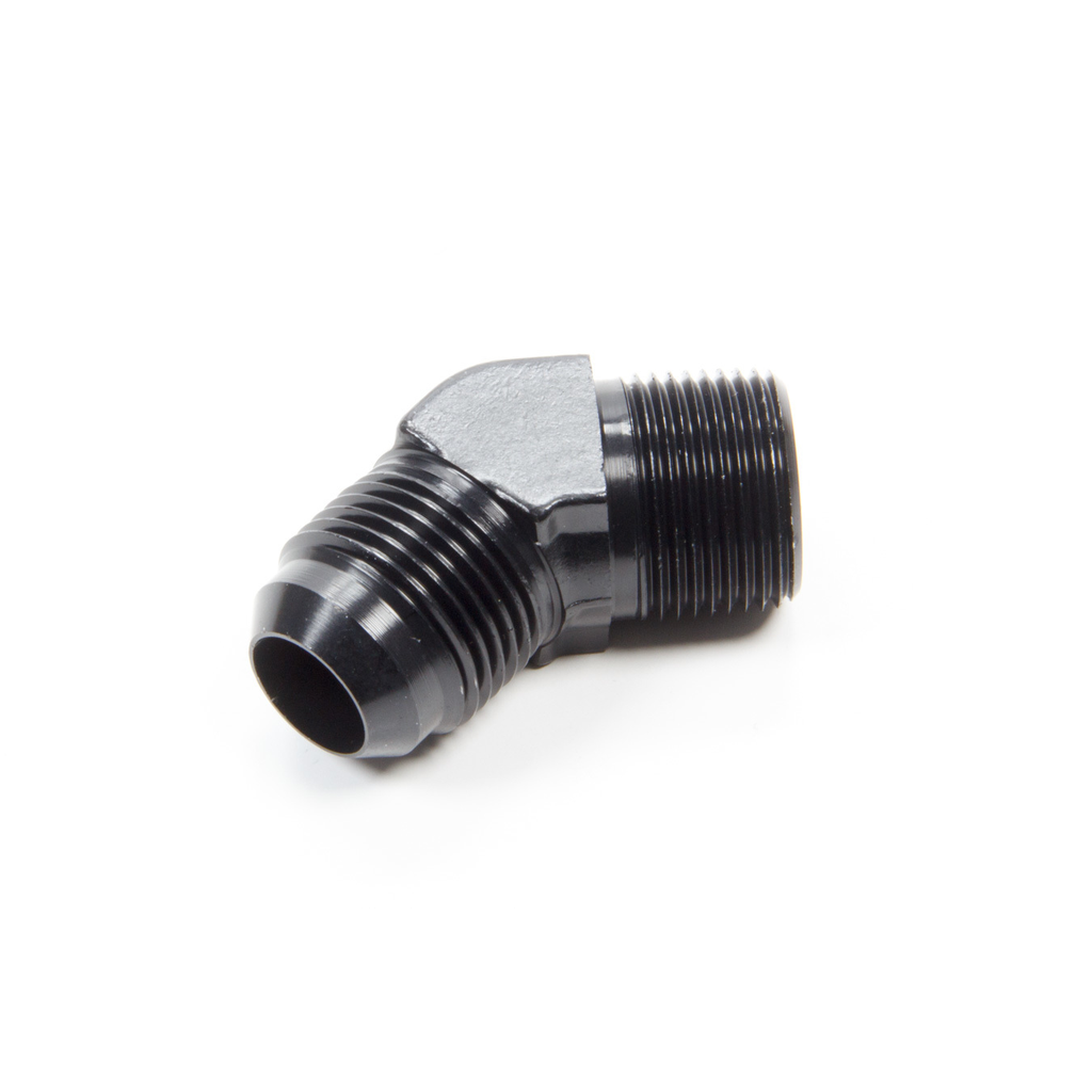 Aeroquip - 45 Deg Alum #12 Flare 3/4in Black