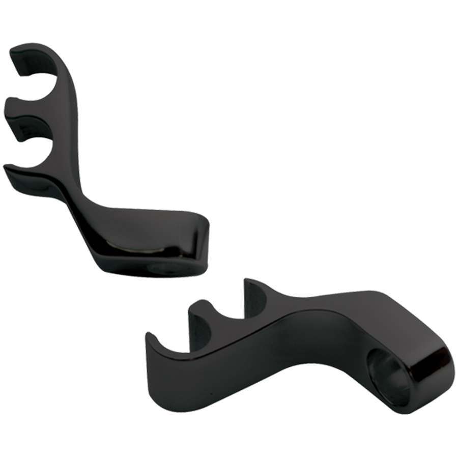 [BSP69782] Billet Specialties - 2 Wire Separator Valve Cover Mount Black Pair