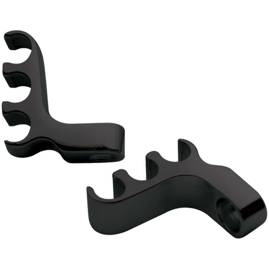 [BSP69783] Billet Specialties - 3 Wire Separator Valve Cover Mount Black Pair