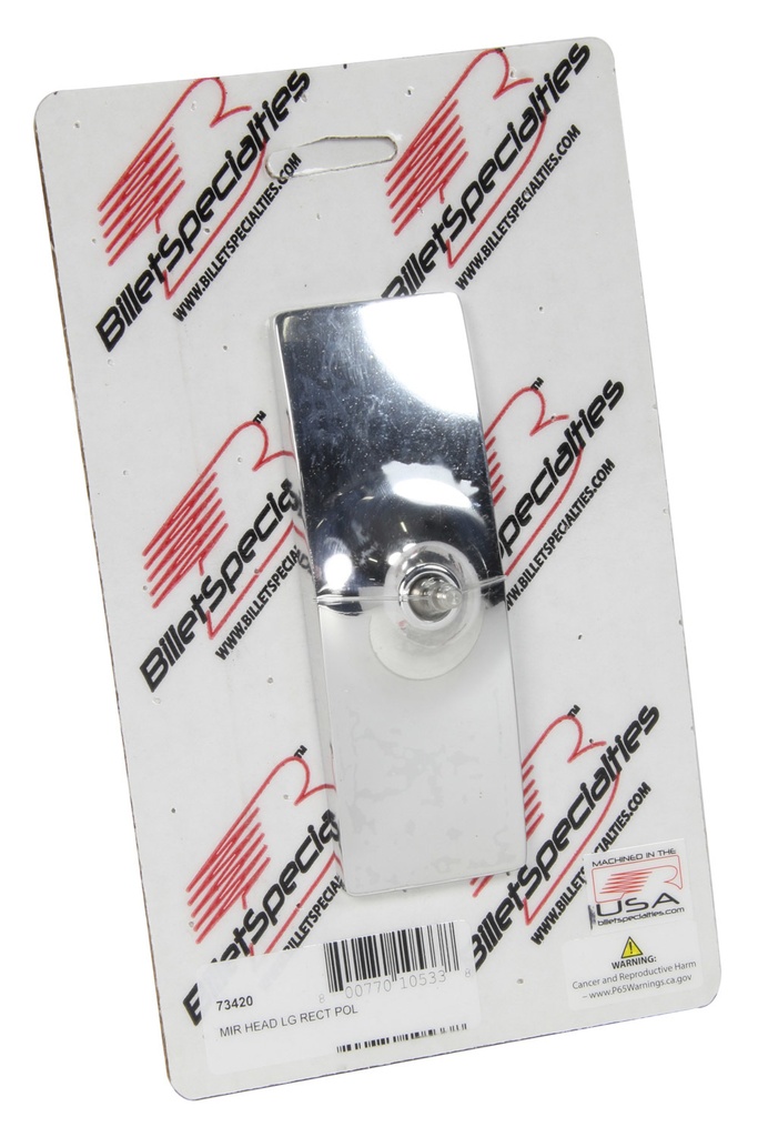 [BSP73420] Billet Specialties - Mirror- Large Rectangle- Polished 1 3/4in x 5 1/4
