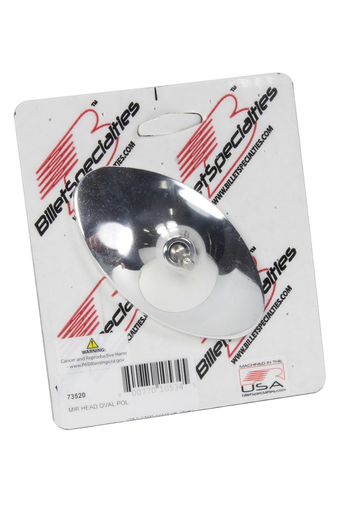 [BSP73520] Billet Specialties - Mirror-Oval- Polished 2 5/16In X 4 3/16In