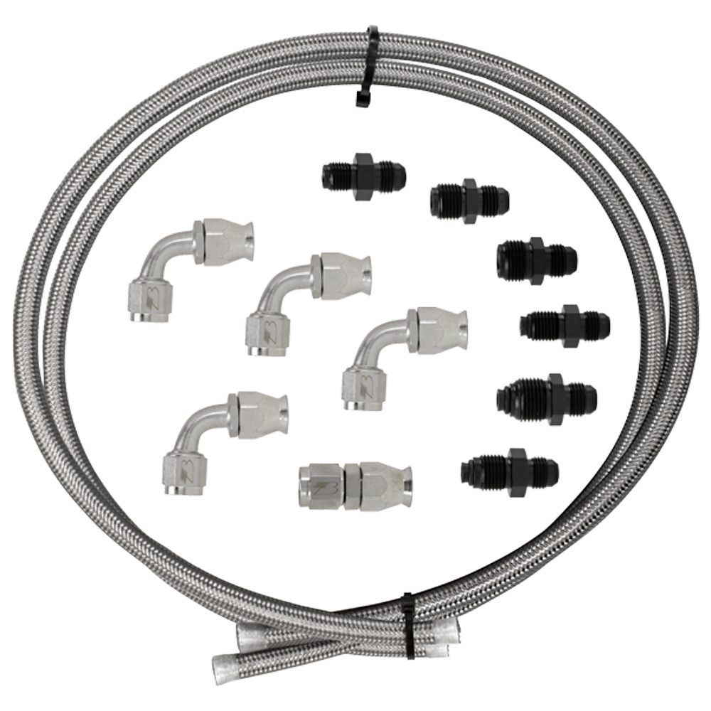 [BSP77905] Billet Specialties - Hose Kit Power Steering W/Pump Mount Resevoir