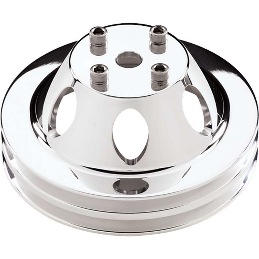 [BSP78120] Billet Specialties - Sbc/Bbc 2 Grv Wp Pulley For Lwp Polished