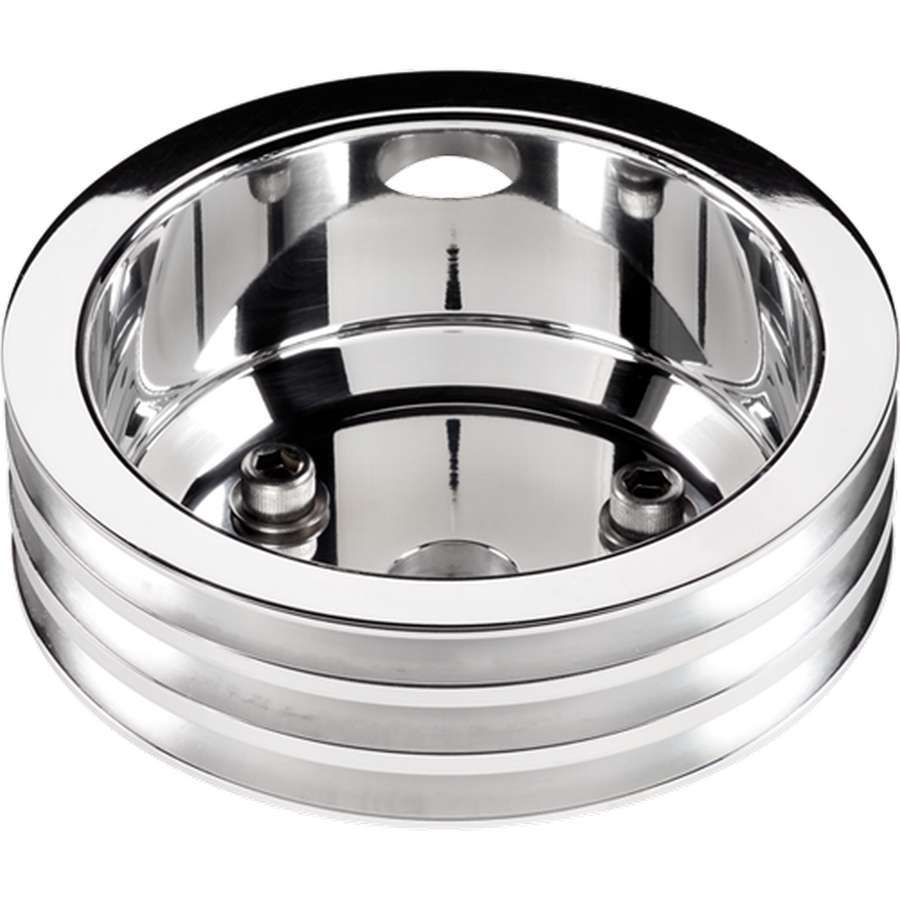 [BSP78230] Billet Specialties - SBC 3 GRV Crank Pulley LWP Polished