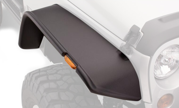 [BUS10919-07] Bushwacker - 07- Jeep JK 2dr Flat Style Fender Flares