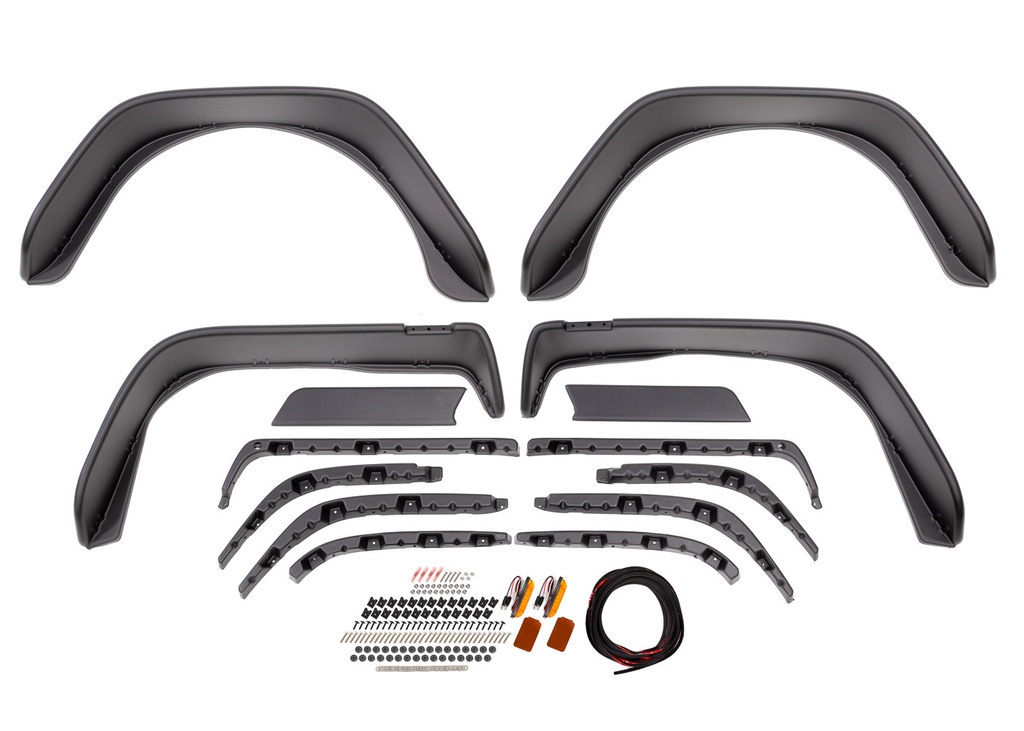 [BUS10920-07] Bushwacker - 97-06 Jeep Tj Flat Style Fender Flares