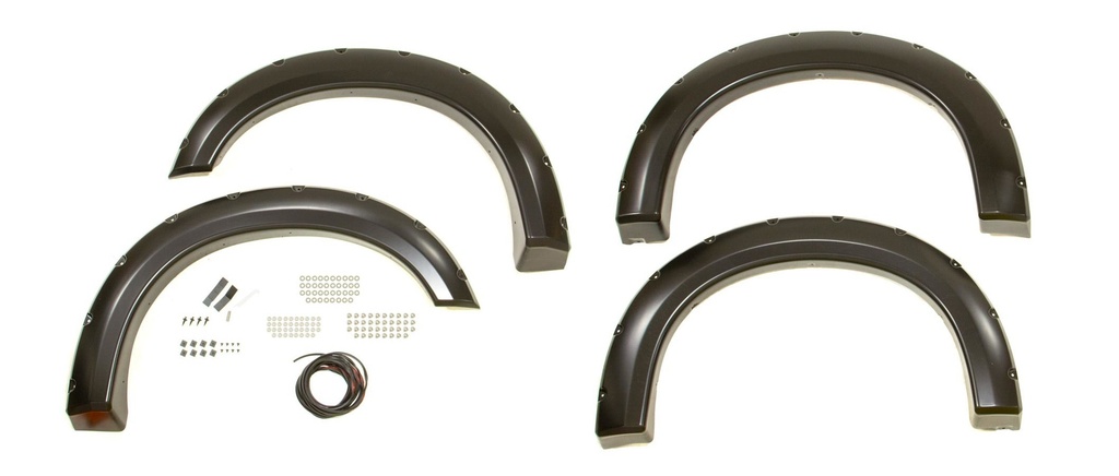 [BUS20917-02] Bushwacker - 08- Ford Super Duty Pocket Fender Flares 4pc