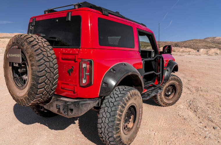 [BUS20965-02] Bushwacker - 21- Ford Bronco Pocket Style Fender Flares 4Pcs