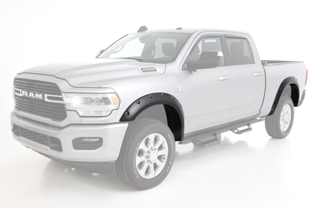 [BUS50930-02] Bushwacker - 19- Dodge Ram 2500 Debossed Style Flares 4pc.