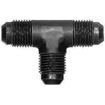 [AERFCM5062] Aeroquip - #6 Flare End Union Tee Black