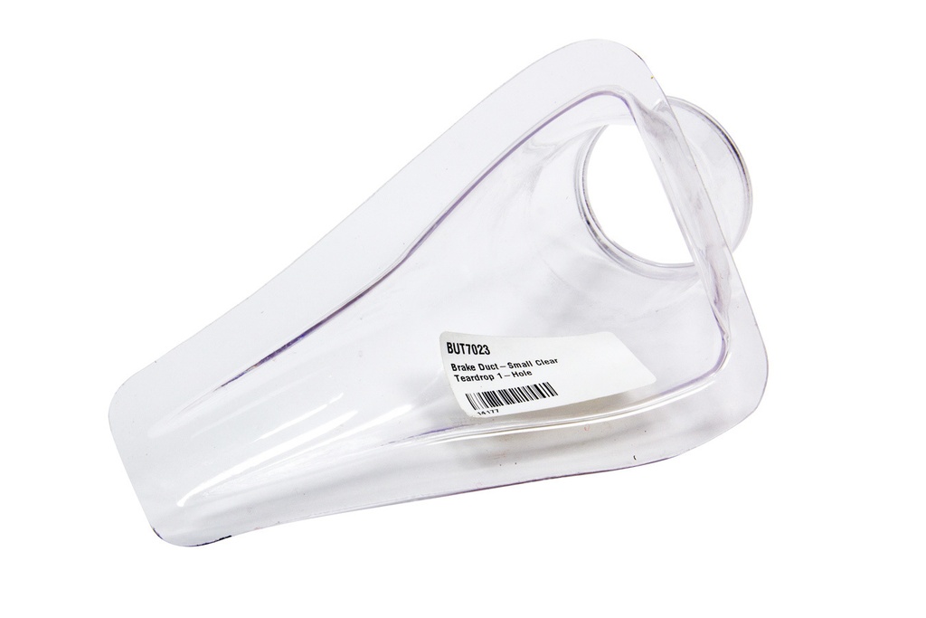 [BUT7023] Butlerbuilt - Brake Duct-Small Clear Teardrop 1-Hole