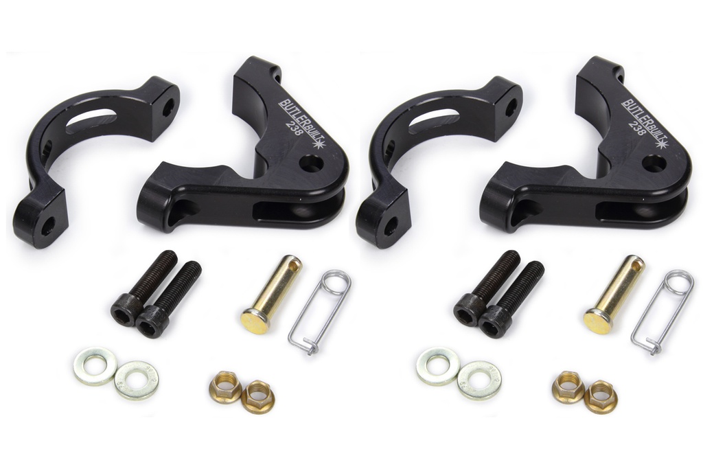 [BUTBBP-4921-1-CA-238-2] Butlerbuilt - 2-3/8 Axle Tether Clamps Only Pair